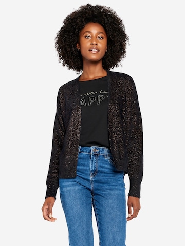 LolaLiza Knit Cardigan in Black: front