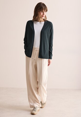 CECIL Offener Basic Cardigan in Grün