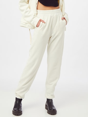 Effilé Pantalon 10Days en blanc : devant