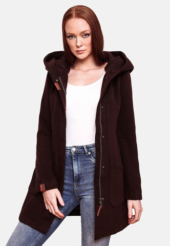 MARIKOO Between-seasons coat 'Maikoo' in Brown