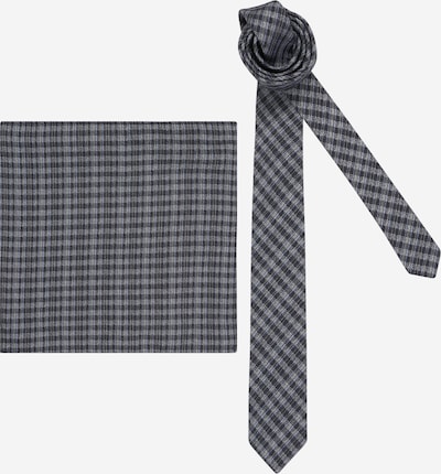 BURTON MENSWEAR LONDON Вратовръзка в синьо / сиво / антрацитно черно, Преглед на продукта