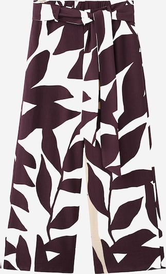 MANGO Housut 'PLUMAS' värissä beige / ruskea, Tuotenäkymä