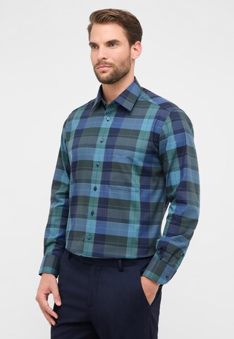 ETERNA Comfort fit Zakelijk overhemd in Blauw: voorkant