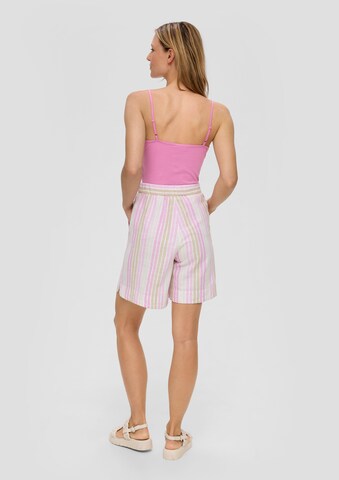 s.Oliver Wide Leg Shorts in Pink