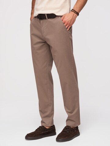 Regular Pantalon chino ' OM-PACP-0293' Ombre en marron
