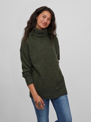 VILA Sweater 'HANNA' in Green: front
