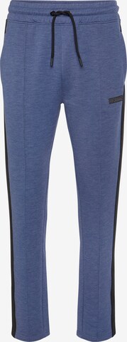 Authentic Le Jogger Tapered Workout Pants in Blue: front