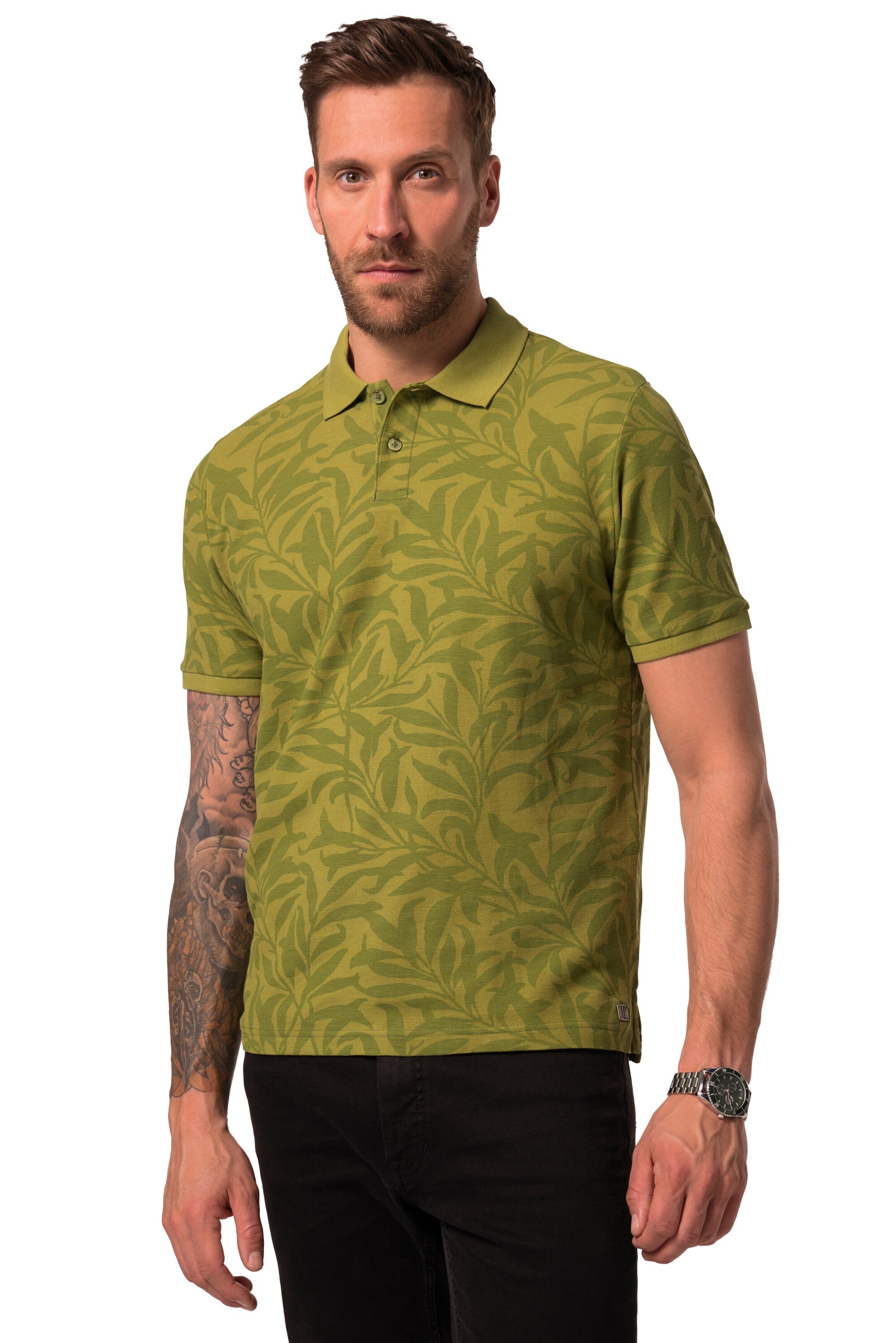 T-Shirt JP1880 en vert : devant