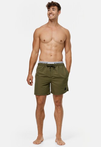 INDICODE JEANS Zwemshorts 'Solomon' in Groen