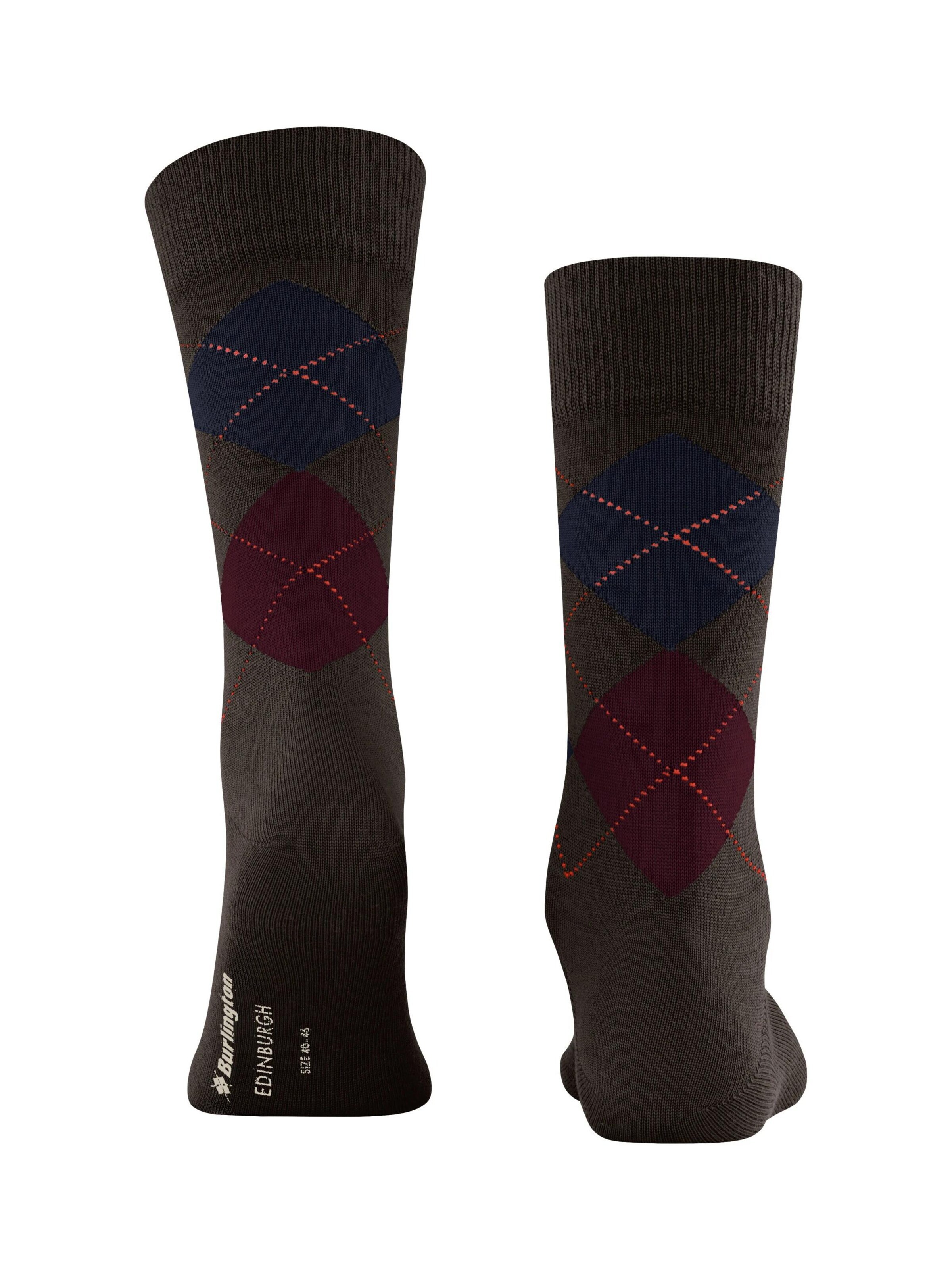 BURLINGTON Socken 'Edinburgh'‌‌‌ in Braun