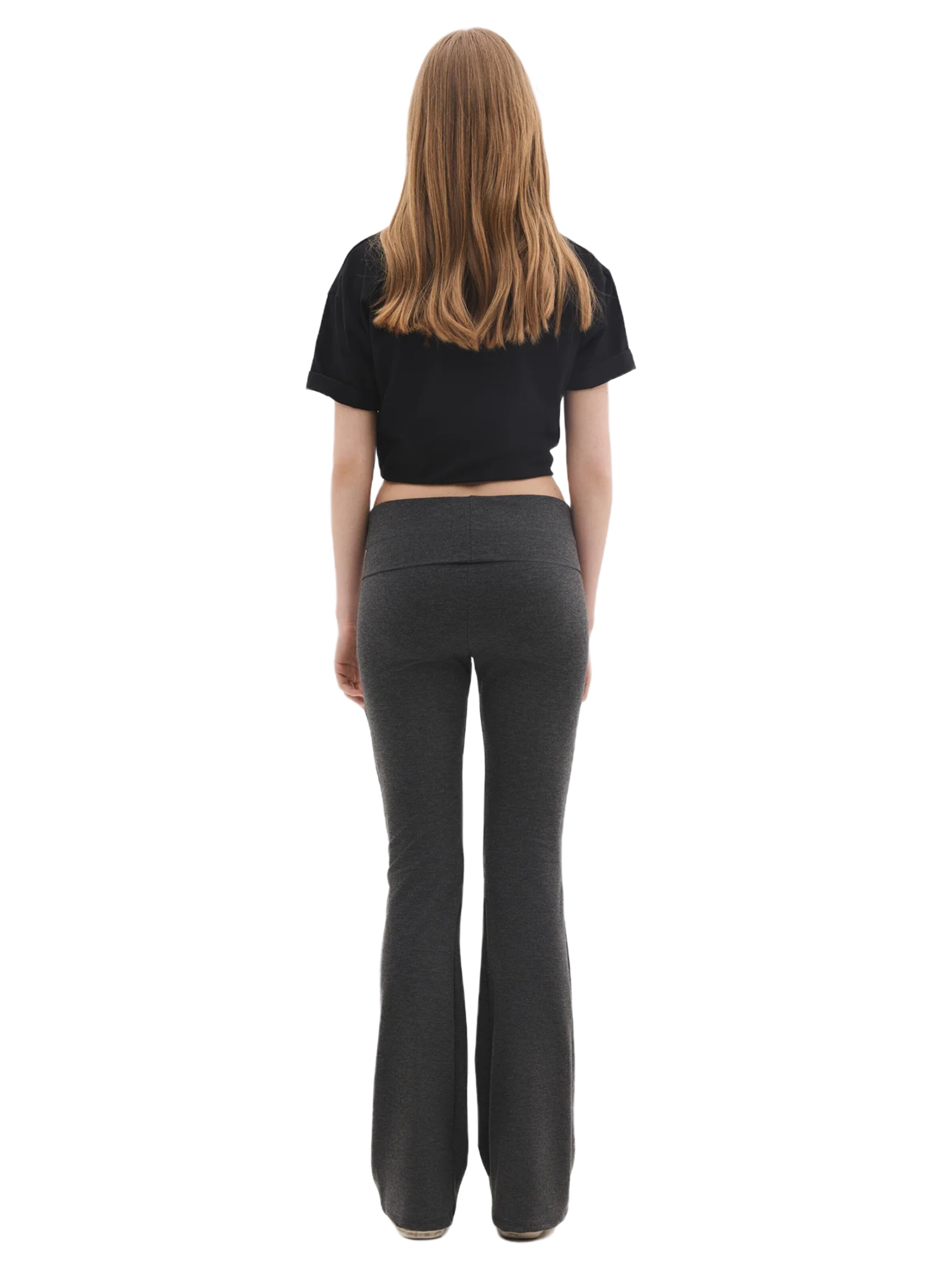 No Matter What Flared Pants in Black