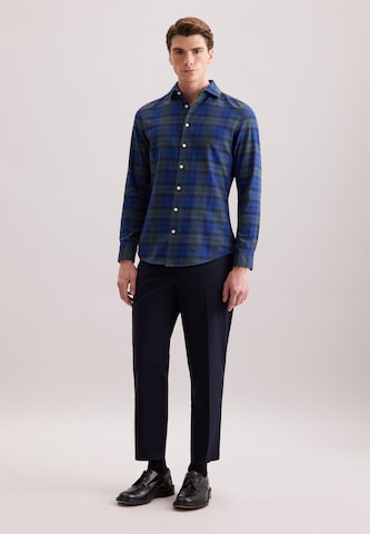 SEIDENSTICKER Slim fit Overhemd in Blauw