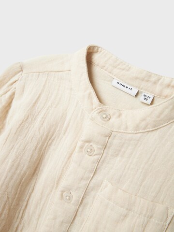 NAME IT Regular fit Button up shirt 'NMMJohnny' in Beige