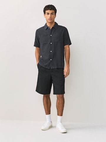 Next Comfort fit Button Up Shirt in Black