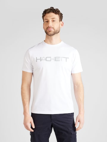 Hackett London Μπλουζάκι σε λευκό: μπροστά