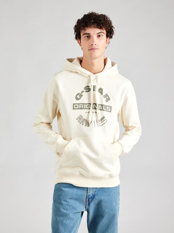 Felpa di G-STAR in beige: frontale