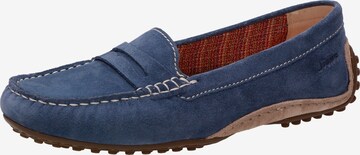 SIOUX Mocassins 'Cacciola ' in Blauw: voorkant