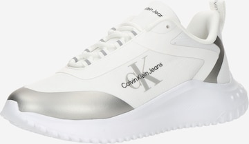 Calvin Klein Jeans - Zapatillas deportivas bajas en blanco: frente