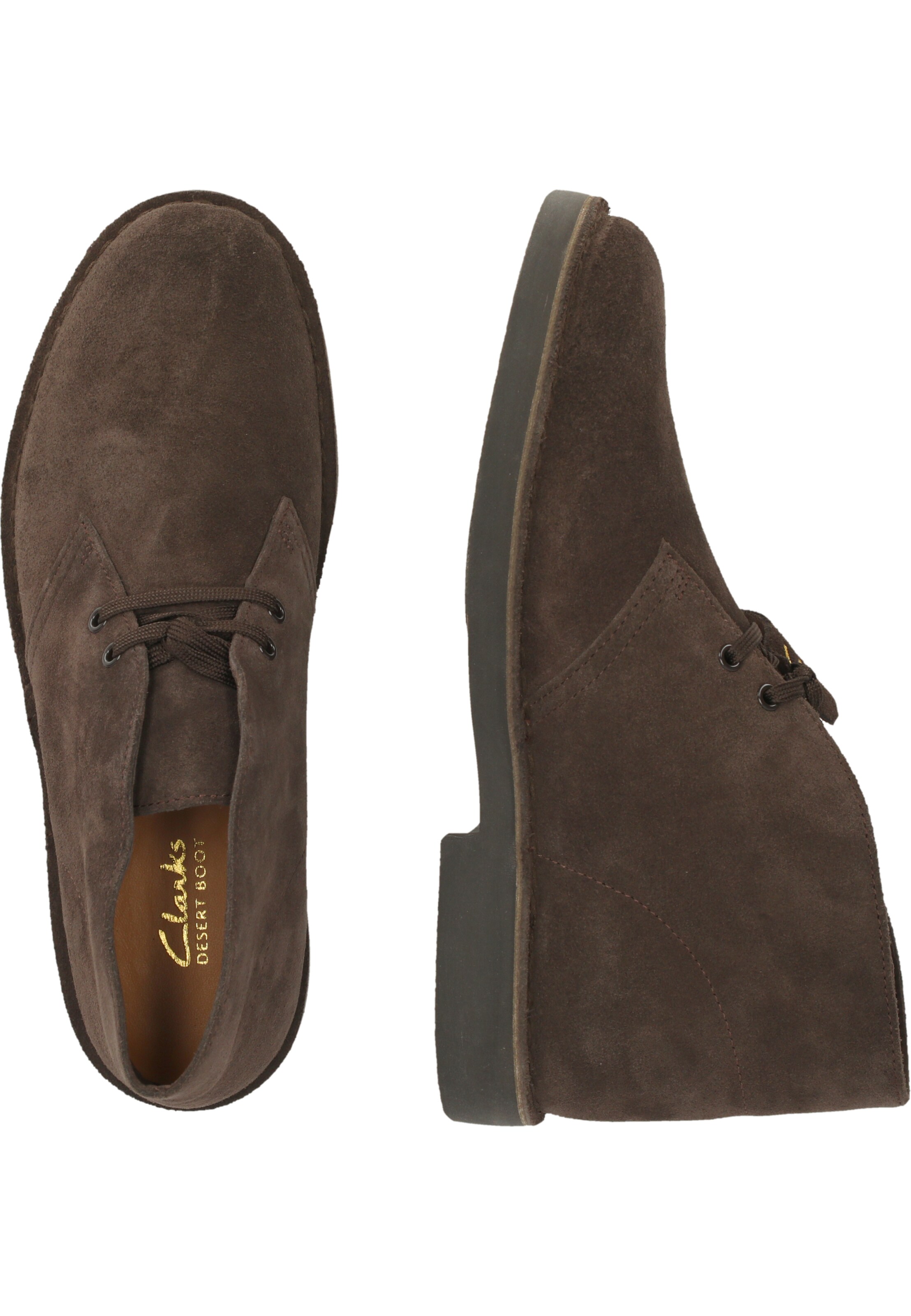 CLARKS Schnürboots Desert in Braun