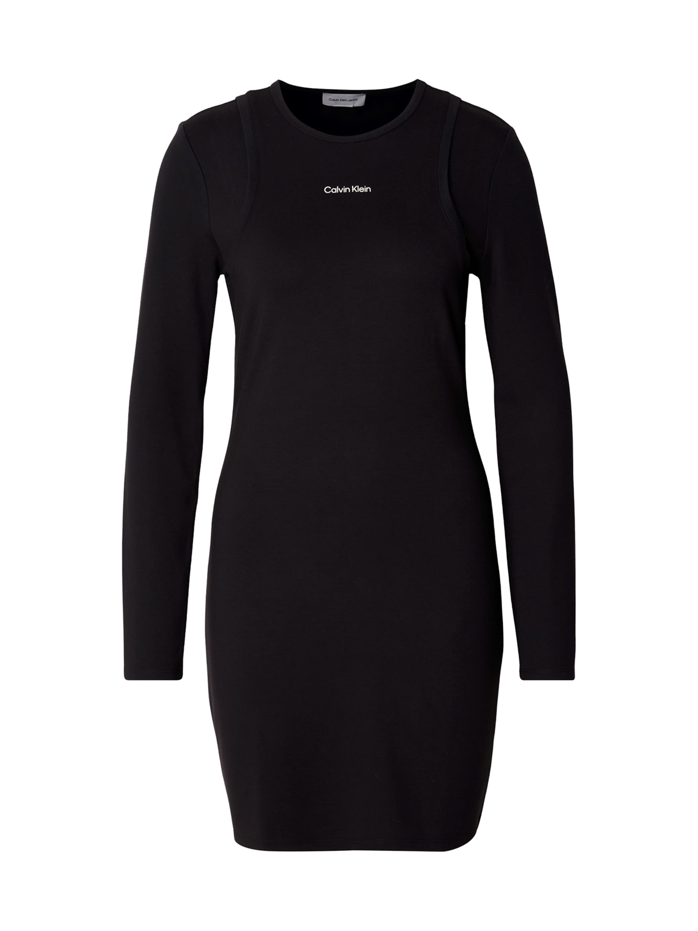 Calvin Klein Jeans Šaty – černá: přední strana