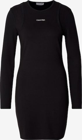 Calvin Klein Jeans Mekko värissä musta: etupuoli