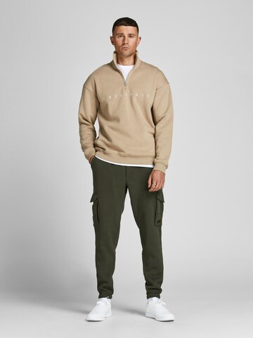 JACK & JONES Tapered Cargobroek 'Gordon' in Groen