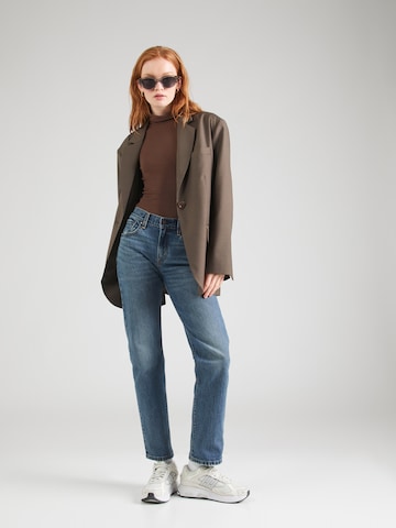 LEVI'S ®regular Traperice 'Middy Straight' - plava boja