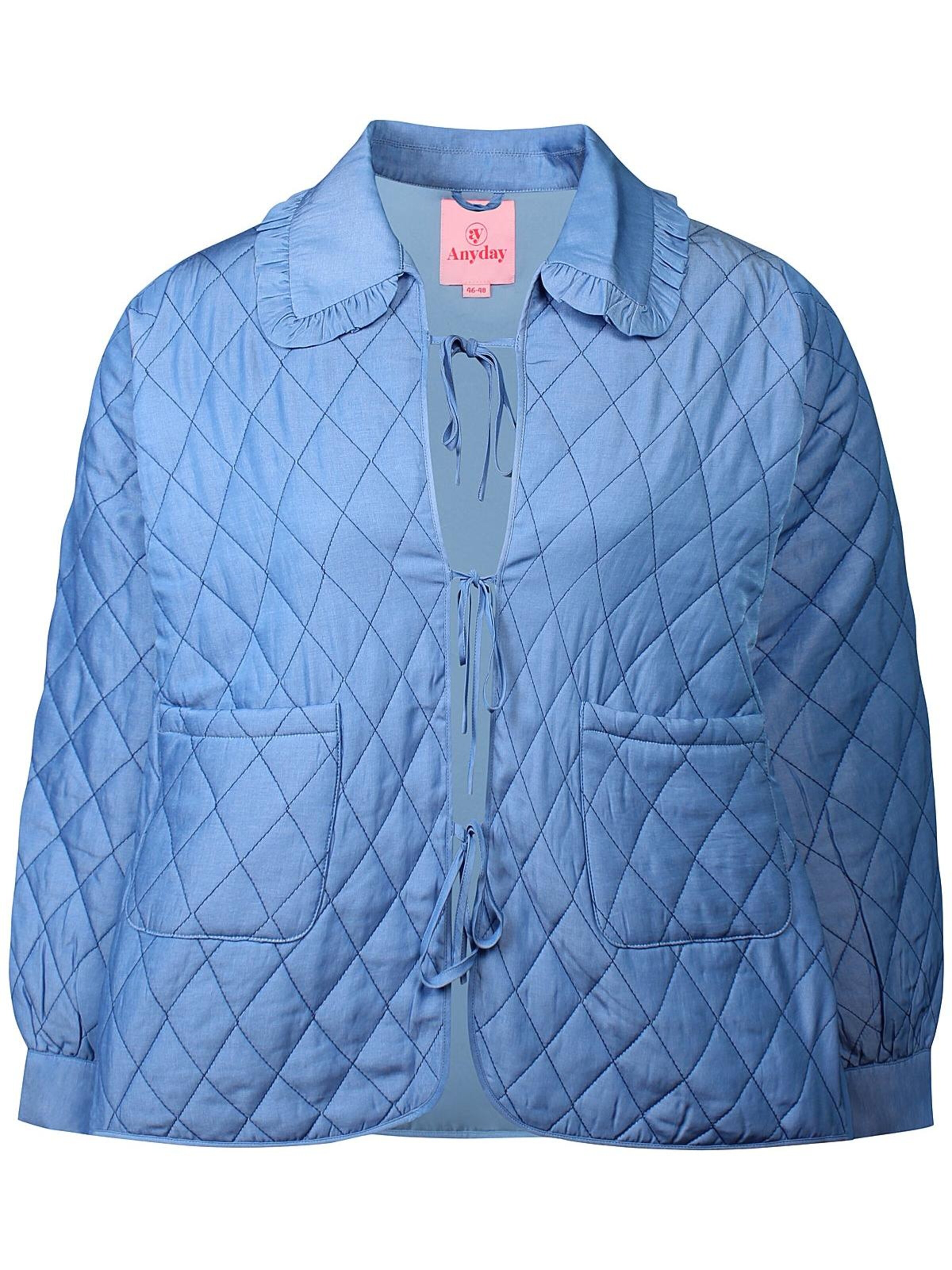 Anyday Tussenjas 'Jade 331' in Blauw: voorkant