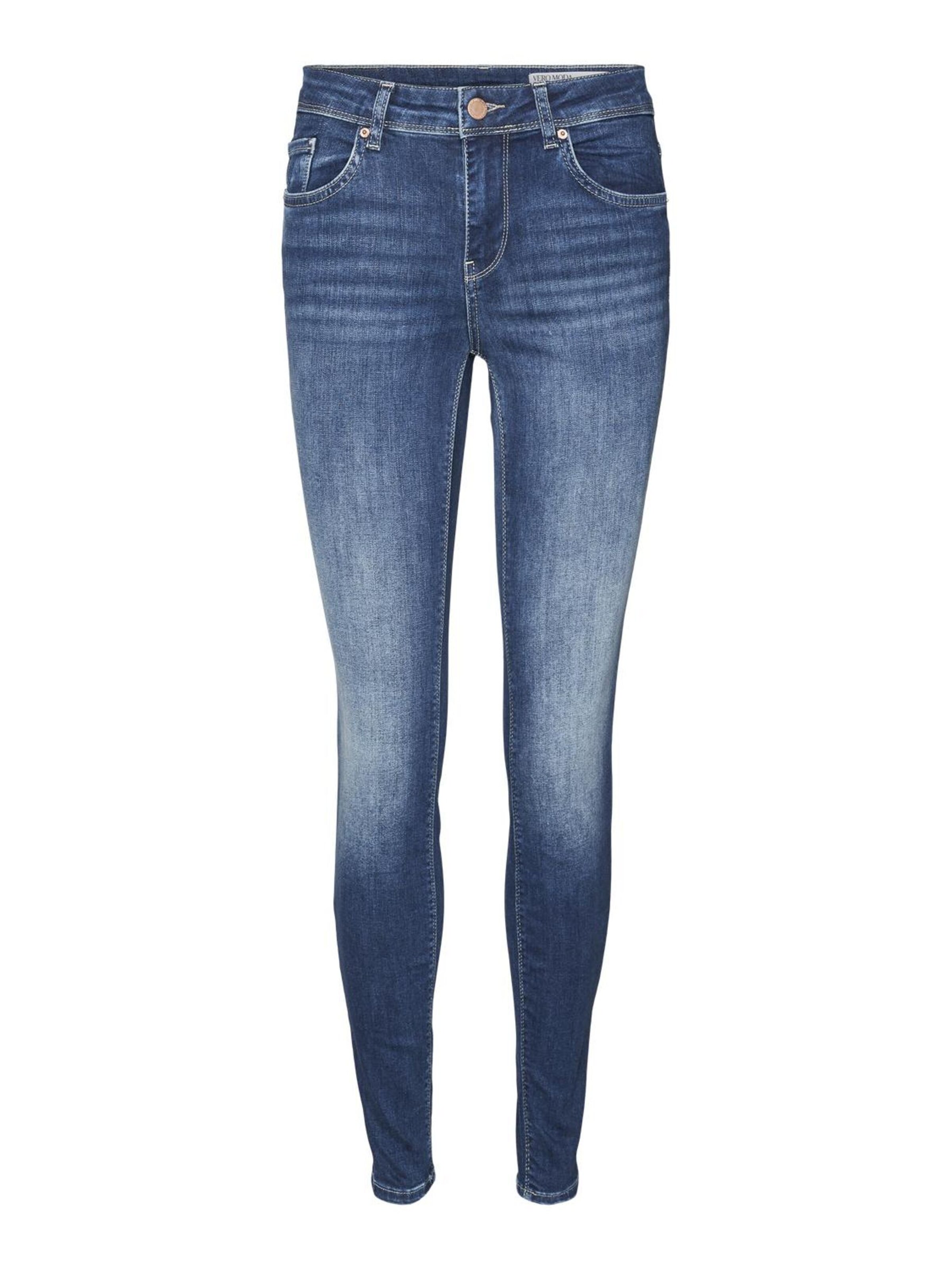 VERO MODA Slimfit Jeans 'LUX' in Blauw, Blauw Denim | ABOUT YOU