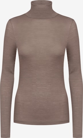 T-shirt 'Wool Love' Mey en marron : devant