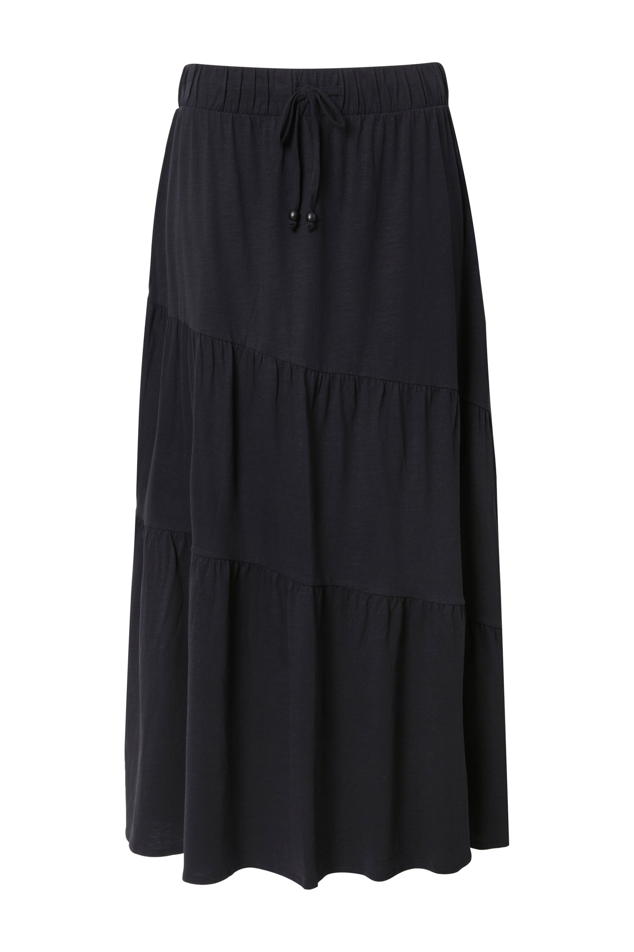 Ulla Popken Midirock in Schwarz: Vorderseite