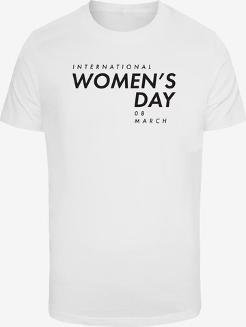 Maglietta 'WD - International Women's Day' di Merchcode in bianco: frontale