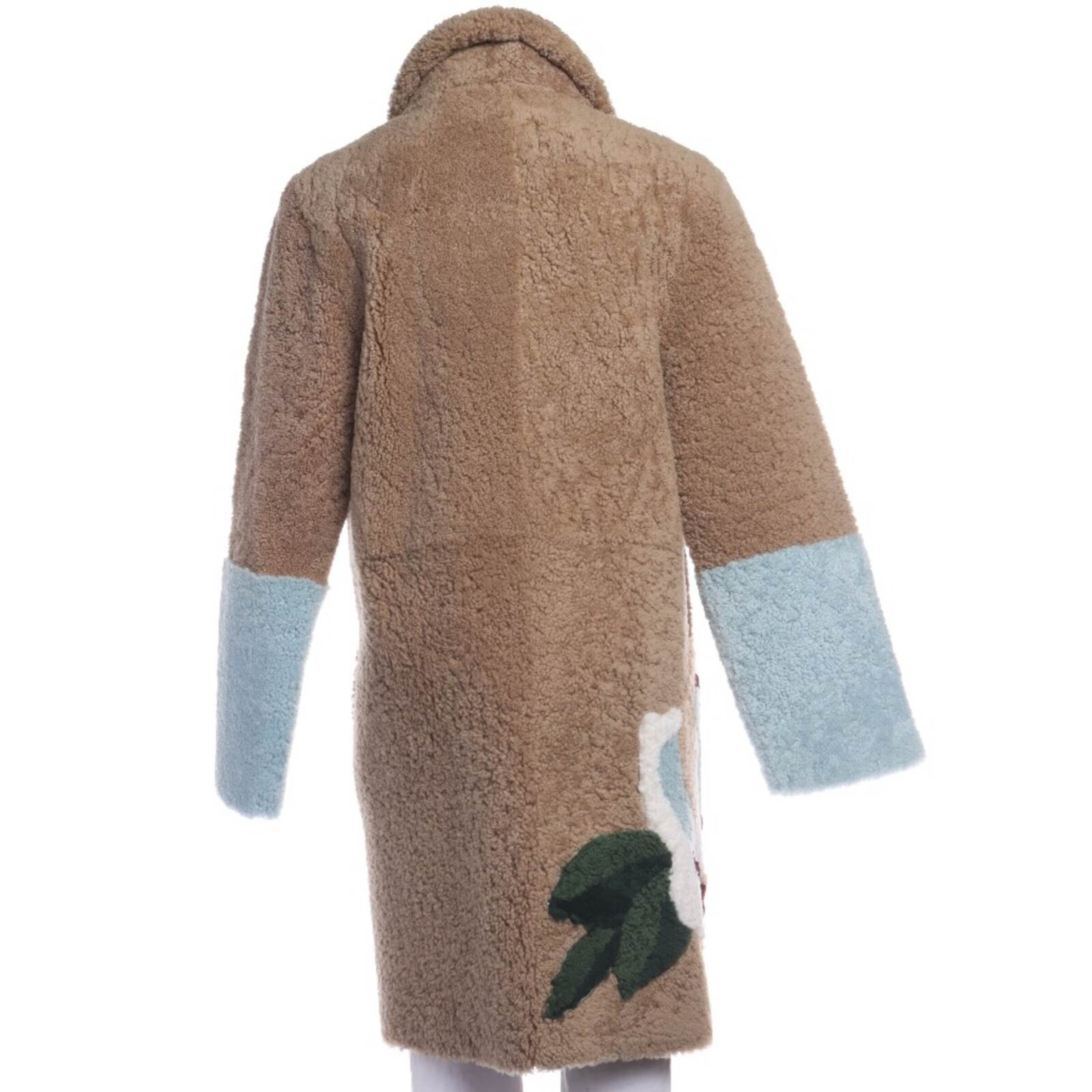 Sandro Lederjacke / Ledermantel S in Blau