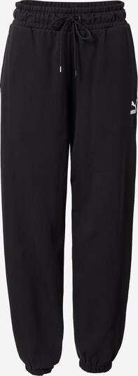 Pantaloni PUMA pe negru / alb, Vizualizare produs