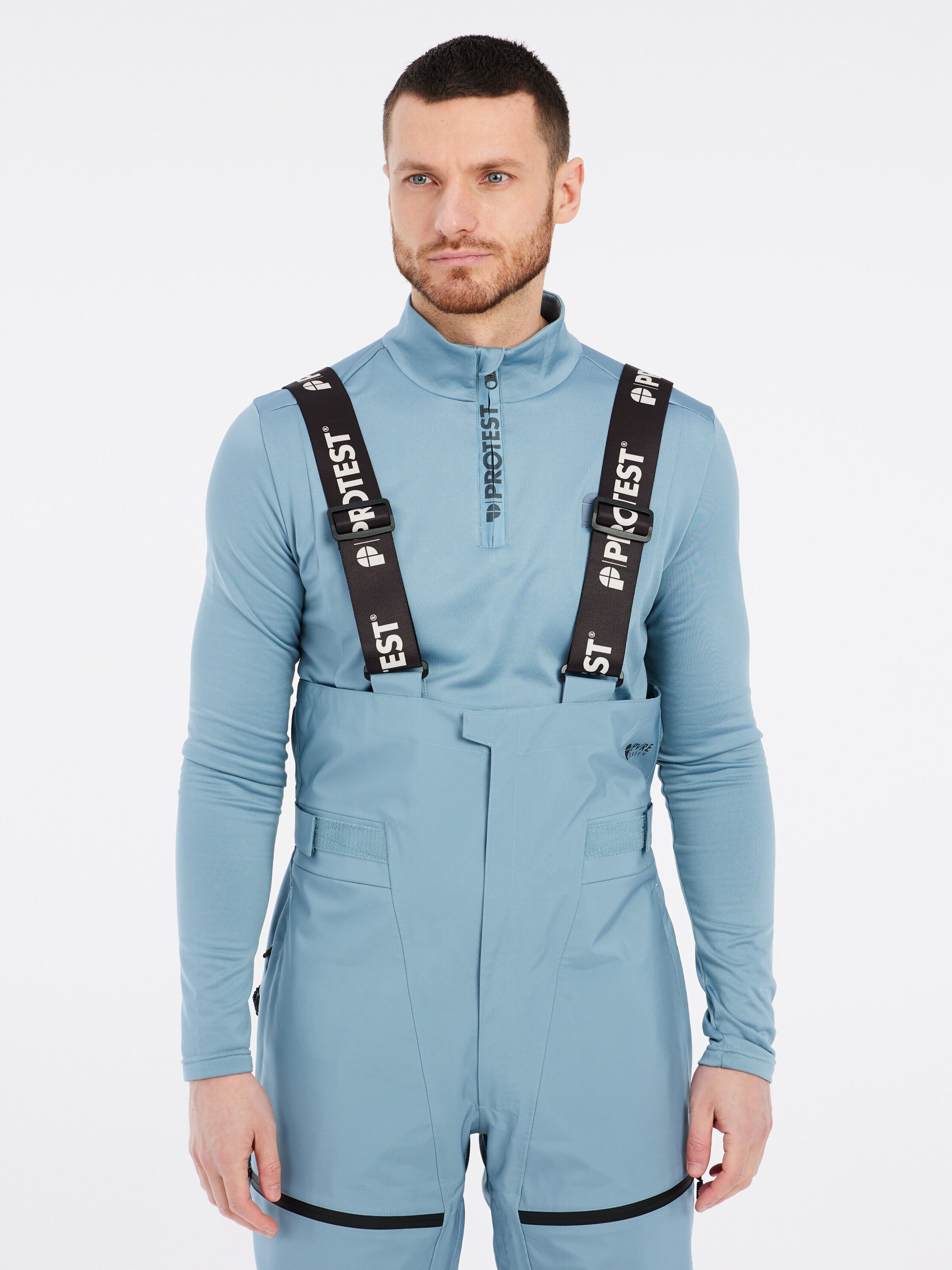 PROTEST Regular Workout Pants 'PRTBASE' in Blue