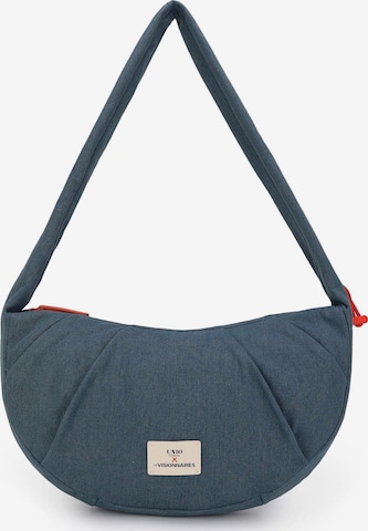 Borsa a spalla 'Vancouver' di Les Visionnaires in blu: frontale