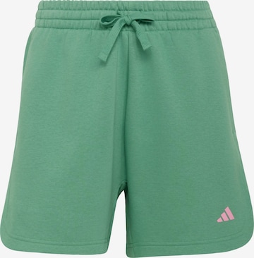 Pantalon de sport ADIDAS SPORTSWEAR en vert : devant