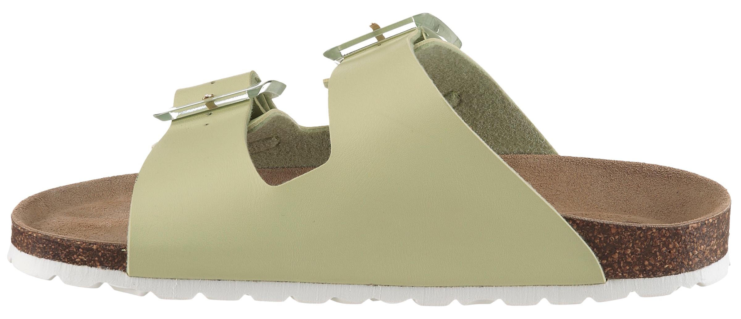 Aniston Mules in Green