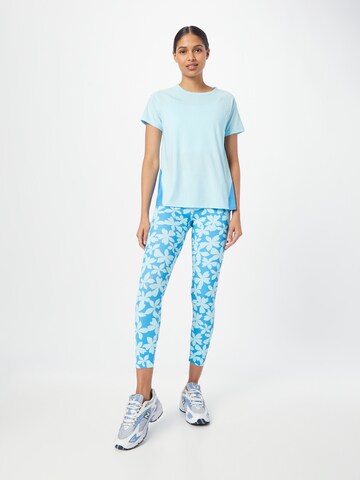 ROXY Skinny Workout Pants 'SEE THE GOOD' in Blue