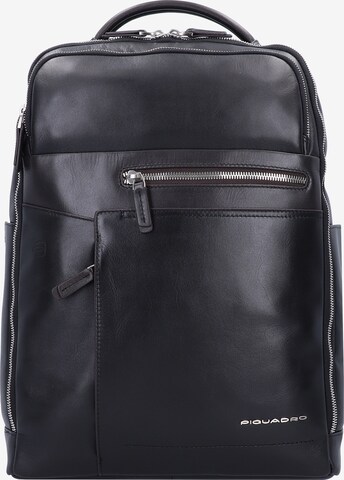 Piquadro Businessrucksack in Schwarz: predná strana