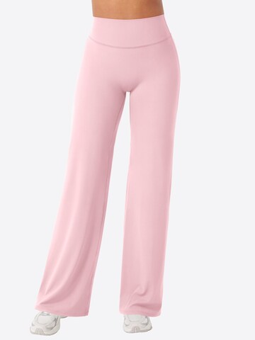 ZAAYO Wide leg Workout Pants in Pink