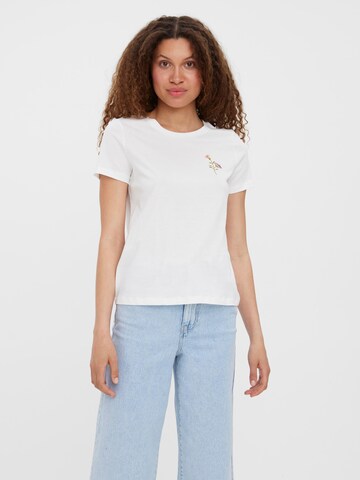 VERO MODA T-Shirt 'FRANCIS' in Weiß: predná strana