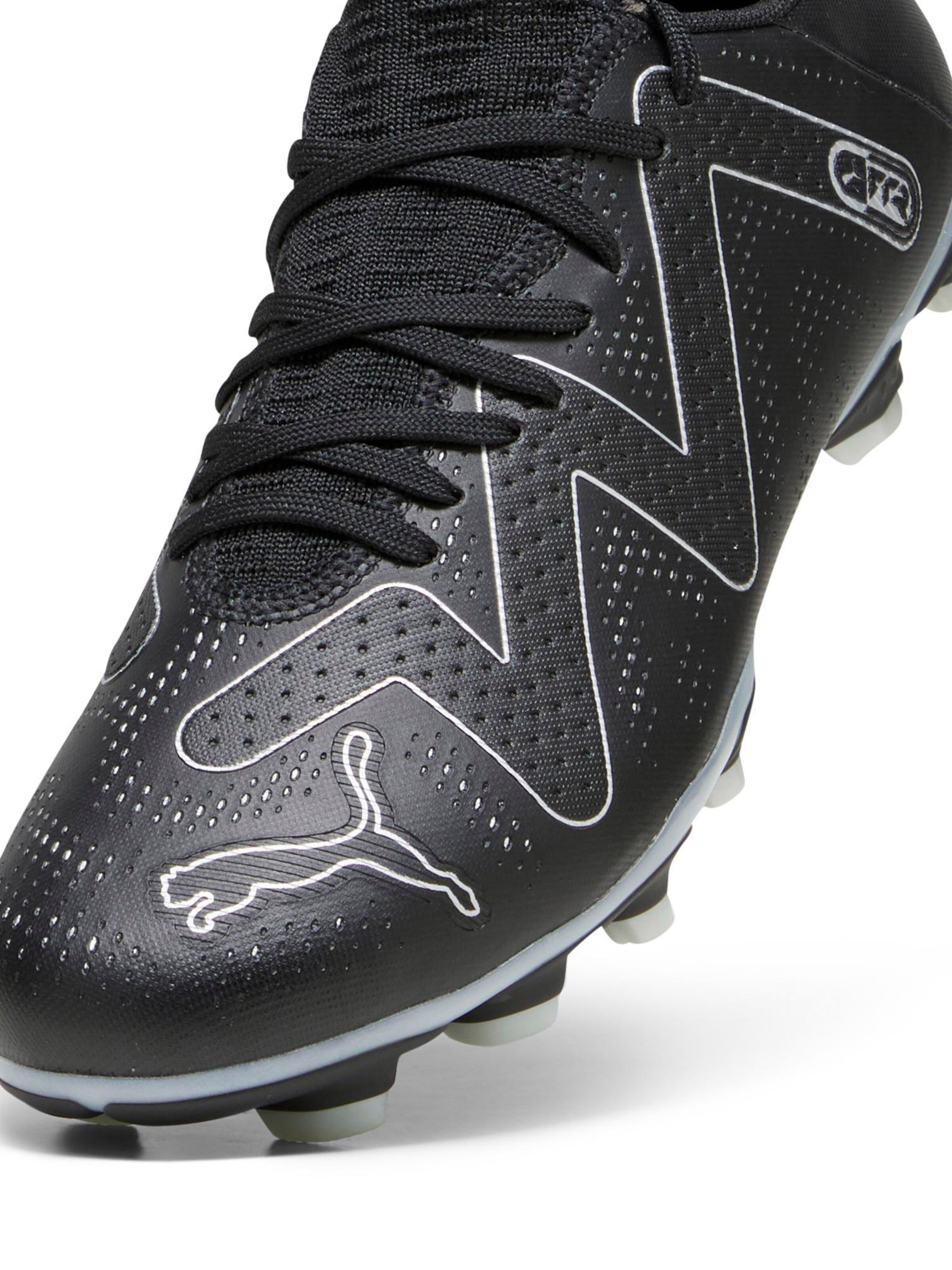 Black puma soccer cleats top