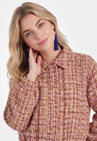 IZIA - Casaco meia-estação 'Boho' em rosa