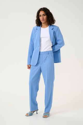 Kaffe Regular Pantalon 'KASakura ' in Blauw: voorkant
