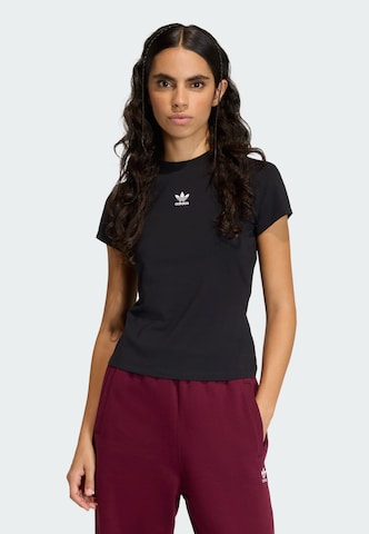 T-shirt 'Essentials' ADIDAS ORIGINALS en noir : devant