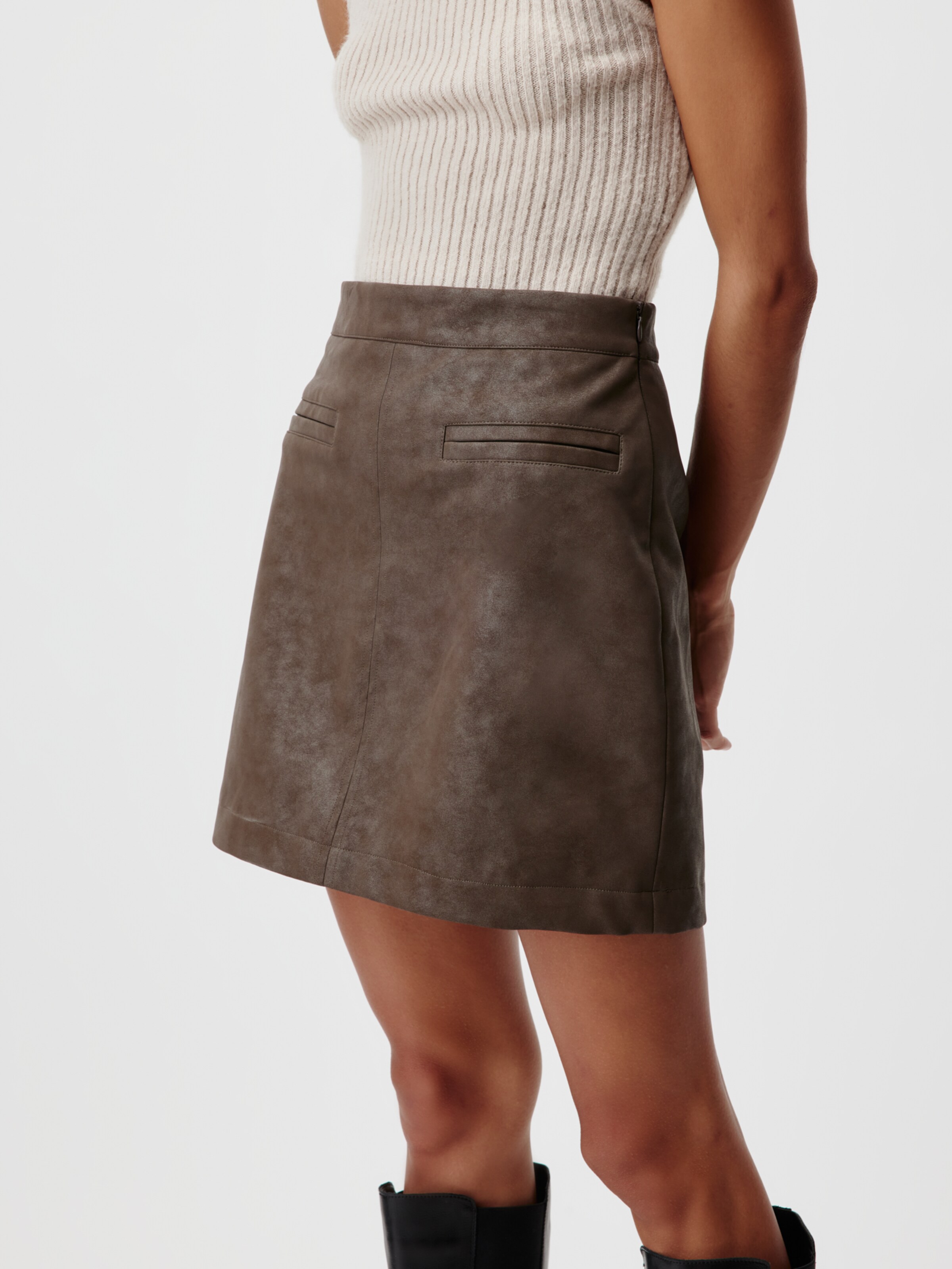 Lena suede mini skirt outlet