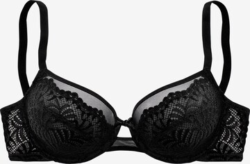 Invisible Soutien-gorge LASCANA en noir : devant