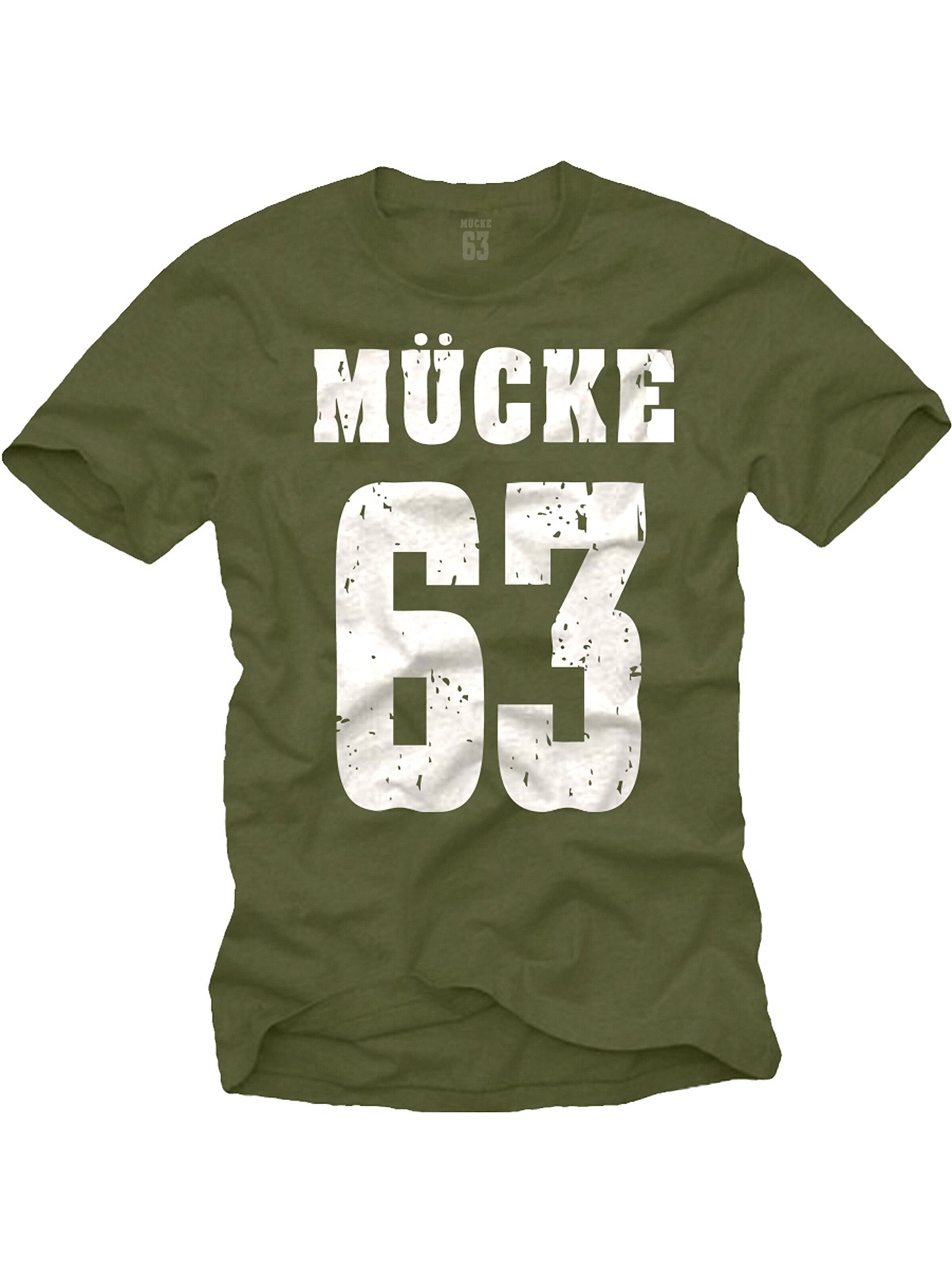 MAKAYA Shirt 'Mücke 63' in Green: front