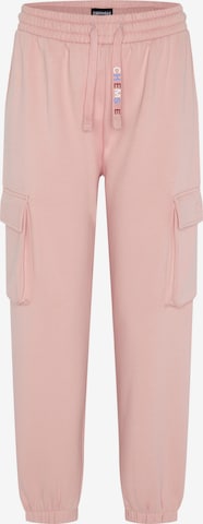 CHIEMSEE Cargo Pants in Pink: front